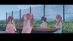 画像ギャラリー No.017のサムネイル画像 / 「BLUE REFLECTION」DLC第2弾が配信開始。夏コーデとバスタオル