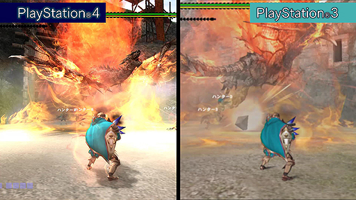 画像ギャラリー No.002のサムネイル画像 / 「MHF-Z」，PS4版とPS3版のグラフィックスを比較する最新動画が公開に