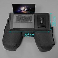 画像ギャラリー No.004のサムネイル画像 / ベッドでダラダラしながらPCを操作したい！　膝上に作業スペースを作れる，天板と一体化したクッションがBauhutteから登場