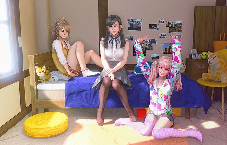 画像ギャラリー No.007のサムネイル画像 / 「しあわせ荘の管理人さん。」一つ屋根の下で暮らす3人の美女達のプロフィールが公開。バーチャルがリアリティしちゃうプロモーションムービーも