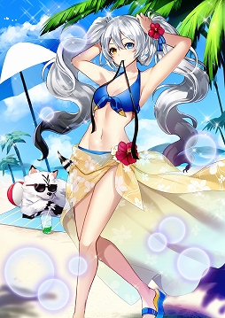 画像ギャラリー No.004のサムネイル画像 / 「アルテイルクロニクル」,人気キャラクターが水着姿で登場する「ゴッドクロニクルガチャ」が開催