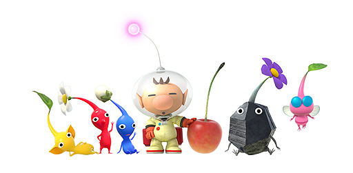 画像ギャラリー No.003のサムネイル画像 / 発売が迫る横スクロールアクション「Hey! ピクミン」を紹介。タッチペンで好きな場所にピクミンを投げて仕掛けや敵を攻略する,シリーズ最新作