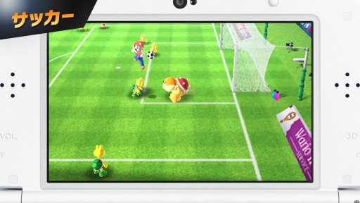 画像ギャラリー No.002のサムネイル画像 / ニンテンドー3DS「マリオスポーツ スーパースターズ」が新発表。サッカーやテニスなど5つの競技を収録し,2017年内発売