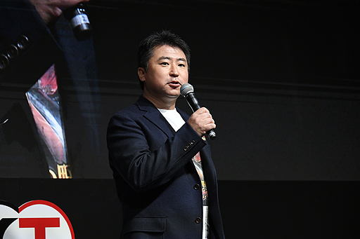 画像ギャラリー No.003のサムネイル画像 / ［TGS 2016］コーエー作品に縁の深い伊藤かな恵さんと竹本英史さんも登場。実機映像とOP映像が初公開された，スマホアプリ「信長の野望 〜俺たちの戦国〜」ステージイベント