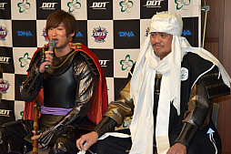画像ギャラリー No.013のサムネイル画像 / プロレス(に)戦国時代到来!飯伏選手らが信長に扮して戦う「信長の野望」×「DDTプロレスリング」戦国武将マッチとはいかに