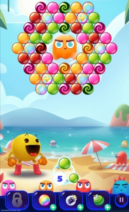 画像ギャラリー No.001のサムネイル画像 / パックマンの新作スマホアプリ「PAC-MAN Pop!」が配信中。ゲーム内通貨“PACコイン”をもらえるキャンペーンは9月3日まで実施