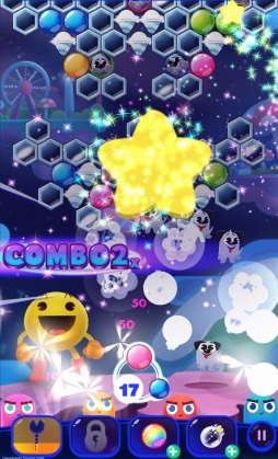 画像ギャラリー No.003のサムネイル画像 / パックマンの新作スマホアプリ「PAC-MAN Pop!」が配信中。ゲーム内通貨“PACコイン”をもらえるキャンペーンは9月3日まで実施