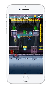 画像ギャラリー No.005のサムネイル画像 / 任天堂のスマホアクション「スーパーマリオ ラン」プレイレポート。シンプルなタップ操作の中に，マリオシリーズの手応えをしっかり感じられる作品に