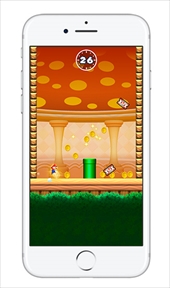画像ギャラリー No.018のサムネイル画像 / 任天堂のスマホアクション「スーパーマリオ ラン」プレイレポート。シンプルなタップ操作の中に，マリオシリーズの手応えをしっかり感じられる作品に