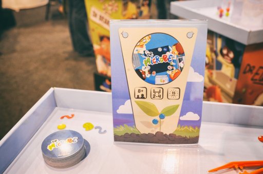 画像ギャラリー No.001のサムネイル画像 / ［SPIEL'17］山椒は小粒でもピリリと辛いを地で行く，Blue Orangeのライトなゲーム。新作はピンセットを使う「Dr.Microbe」