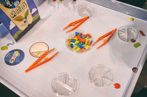 画像ギャラリー No.002のサムネイル画像 / ［SPIEL'17］山椒は小粒でもピリリと辛いを地で行く，Blue Orangeのライトなゲーム。新作はピンセットを使う「Dr.Microbe」