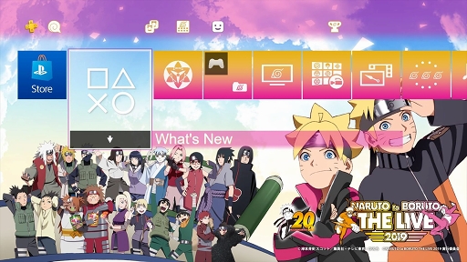 画像ギャラリー No.001のサムネイル画像 / PlayStation 4用「NARUTO to BORUTO THE LIVE 2019開催記念特別テーマ」が無料配信