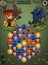 画像ギャラリー No.019のサムネイル画像 / マッチスリー系のパズルとRPGを組み合わせたスマホ向けアプリ「グリフクエスト・クロニクル」が7月20日に配信