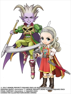 画像ギャラリー No.002のサムネイル画像 / 「いたストDQ&FF 30th」に「ドラゴンクエストX オンライン」の勇者姫アンルシア, 冥王ネルゲルが参戦決定。早期購入特典の情報も公開
