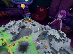 画像ギャラリー No.018のサムネイル画像 / 「V!勇者のくせになまいきだR」レビュー。魔王やムスメとともに,箱庭の上で魔物を育てて攻め込もう