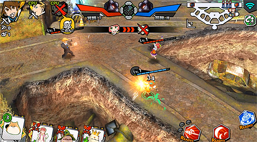 画像ギャラリー No.004のサムネイル画像 / ［TGS 2016］スクエニ，最大6人の3on3で戦うスマホ向け完全新作「フレイム×ブレイズ」を発表。2016年冬にオープンβサービスを実施予定