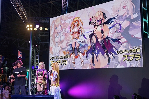 画像ギャラリー No.002のサムネイル画像 / ［TGS 2019］えなこさん＆宮本彩希さんが登場した「ガールズシンフォニー：Ec」ステージレポート。サービスインは11月に