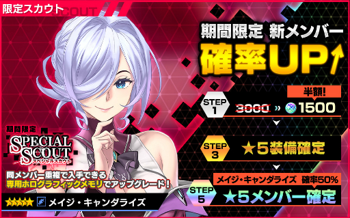 画像ギャラリー No.003のサムネイル画像 / 「凍京NECRO SUICIDE MISSION」,西E田氏デザインの新メンバー“メイジ・キャンダライズ”が11月27日に登場