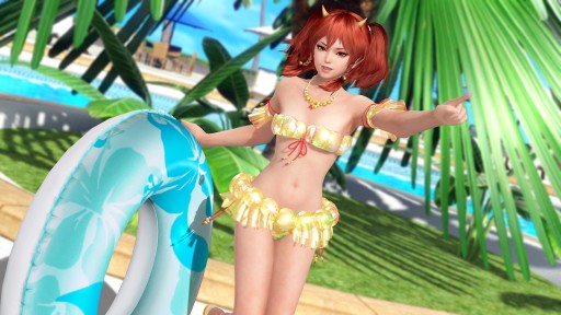 画像ギャラリー No.008のサムネイル画像 / 「DOAXVV」,2種類の専用水着が登場する“パティの特別な日ガチャ”開催。トレンドコーデガチャの新作水着も