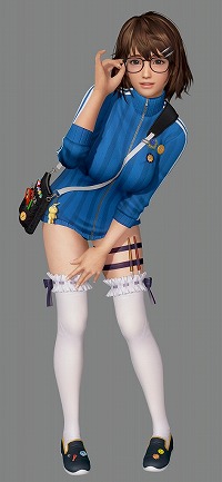 画像ギャラリー No.001のサムネイル画像 / 「DEAD OR ALIVE Xtreme Venus Vacation」，新キャラクター つくし（CV：指出毬亜）が登場。美少女目当てに島にやってきた自称陰キャ女神