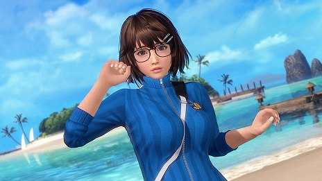 画像ギャラリー No.007のサムネイル画像 / 「DEAD OR ALIVE Xtreme Venus Vacation」，新キャラクター つくし（CV：指出毬亜）が登場。美少女目当てに島にやってきた自称陰キャ女神