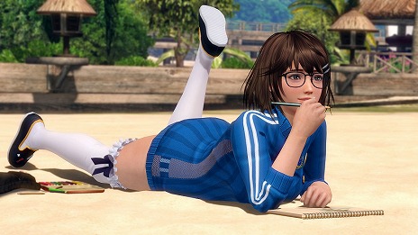 画像ギャラリー No.015のサムネイル画像 / 「DEAD OR ALIVE Xtreme Venus Vacation」，新キャラクター つくし（CV：指出毬亜）が登場。美少女目当てに島にやってきた自称陰キャ女神