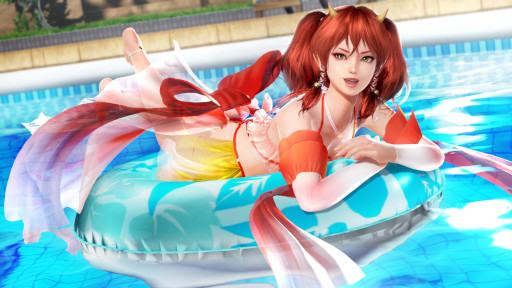 画像ギャラリー No.011のサムネイル画像 / 「DOAXVV」，“ゆきの”の新SSR水着“ネオンナイトパンサー”が登場