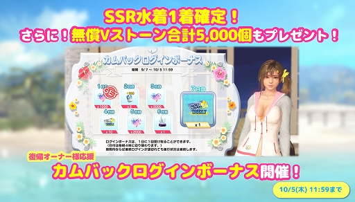 画像ギャラリー No.007のサムネイル画像 / 「DOAXVV」，盗賊風水着「アンロック・ハート」登場。ハートの戸締まり♥キャンペーンもスタート