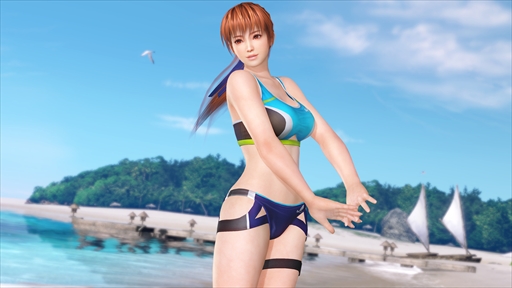 画像ギャラリー No.009のサムネイル画像 / 「DOAXVV」,れいかの新SSR水着「カット・ザ・ウインド」が登場。最大60連の無料ガチャが回せる「女神の筋トレキャンペーン」も