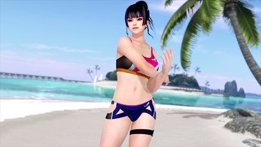 画像ギャラリー No.010のサムネイル画像 / 「DOAXVV」,れいかの新SSR水着「カット・ザ・ウインド」が登場。最大60連の無料ガチャが回せる「女神の筋トレキャンペーン」も