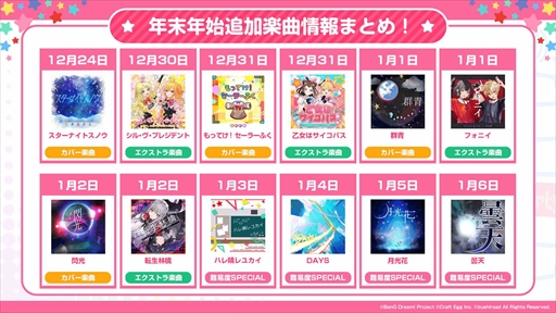 画像ギャラリー No.013のサムネイル画像 / 「バンドリ! ガールズバンドパーティ!」,ドリームフェスティバルガチャを開催。カバー楽曲の追加も