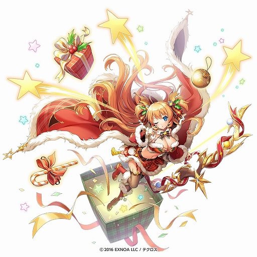 画像ギャラリー No.002のサムネイル画像 / 「神姫PROJECT A」，フレイヤとフレイがクリスマス衣装で登場。クリスマス限定幻獣が手に入るレイドイベントも開催中