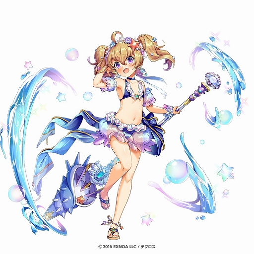 画像ギャラリー No.006のサムネイル画像 / 「神姫PROJECT A」,期間限定でサタンとニケが水着姿で登場。イベント限定水着神姫が手に入るレイドイベントも開催中