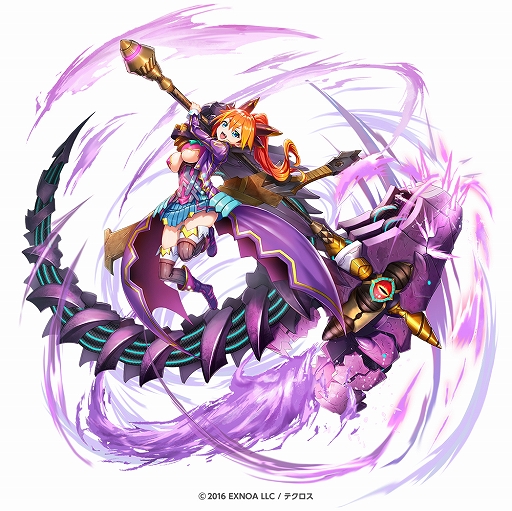 画像ギャラリー No.009のサムネイル画像 / 「神姫PROJECT A」,レートーとヴァハグンが新衣装で登場。最大130連,毎日無料10連ガチャも開催中