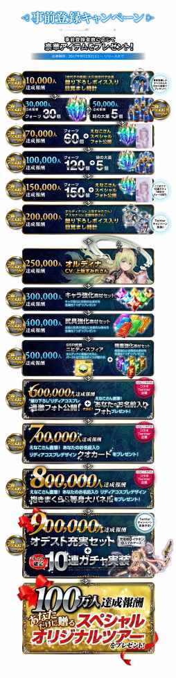 画像ギャラリー No.001のサムネイル画像 / 「オデスト」，事前登録者数が90万人を達成。100万人突破の追加報酬が決定