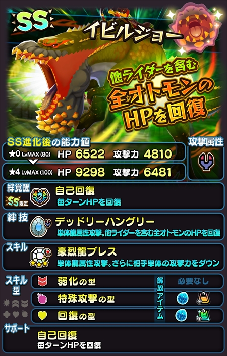 画像ギャラリー No.003のサムネイル画像 / 「オトモンドロップ」,イビルジョーがオトモンに登場。「全てを喰らうもの 覚醒ガチャ」が開催