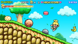 画像ギャラリー No.003のサムネイル画像 / 「ワンダーボーイ」をリメイクした「WONDER BOY RETURNS」が10月にリリース。原作者の監修による新規ステージを搭載