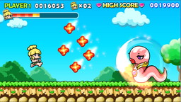 画像ギャラリー No.004のサムネイル画像 / 「ワンダーボーイ」をリメイクした「WONDER BOY RETURNS」が10月にリリース。原作者の監修による新規ステージを搭載