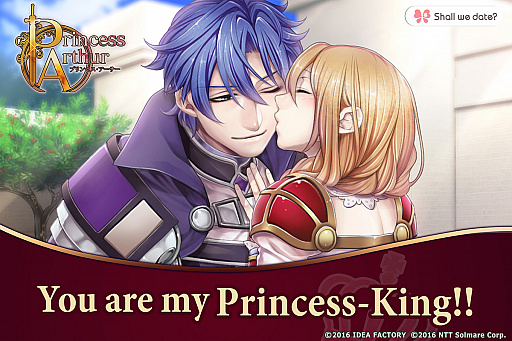 画像ギャラリー No.002のサムネイル画像 / オトメイトの「Princess Arthur」が海外向け恋愛ゲーム「Shall we date?」シリーズ最新作としてスマホアプリに