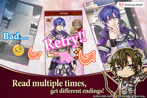 画像ギャラリー No.006のサムネイル画像 / オトメイトの「Princess Arthur」が海外向け恋愛ゲーム「Shall we date?」シリーズ最新作としてスマホアプリに