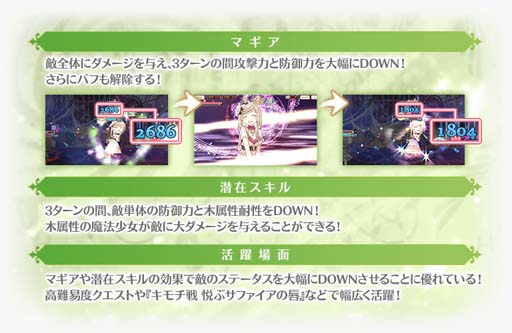 画像ギャラリー No.007のサムネイル画像 / 「マギアレコード 」,“木属性魔法少女 ピックアップガチャ”&“キモチ戦 悦ぶサファイアの唇”開催中