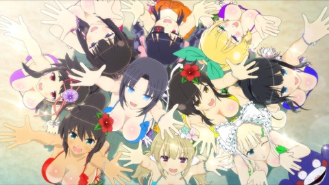 画像ギャラリー No.004のサムネイル画像 / 「閃乱カグラ PEACH BEACH SPLASH」，主題歌も聴けるオープニングアニメが公開。Vita版「ESTIVAL VERSUS」廉価版は11月17日に発売