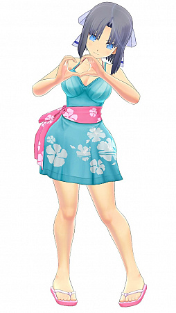 画像ギャラリー No.015のサムネイル画像 / 「閃乱カグラ PEACH BEACH SPLASH」，少女たちの濡れ透けが拝めるWebミニゲーム「爆乳バナナボート満ぱいチャレンジ！」が公開