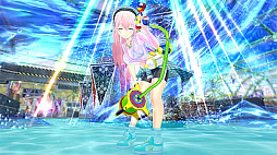 画像ギャラリー No.005のサムネイル画像 / 「閃乱カグラ PEACH BEACH SPLASH」，コラボキャラクター「すーぱーそに子」のDLCが本日配信