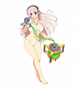 画像ギャラリー No.007のサムネイル画像 / 「閃乱カグラ PEACH BEACH SPLASH」，コラボキャラクター「すーぱーそに子」のDLCが本日配信