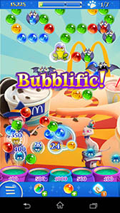画像ギャラリー No.026のサムネイル画像 / マクドナルド FREE Wi-Fiを利用したコンテンツ配信が10月17日にスタート。提供コンテンツのひとつ,「バブルウィッチ」とコラボしたスペシャルイベントを紹介
