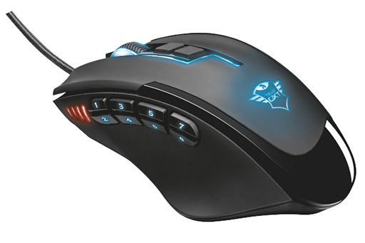 画像ギャラリー No.002のサムネイル画像 / 8個の左サイドボタンを備えたMMO向けマウス「GXT 164 Sikanda」が8月11日に発売。Trust Gaming製