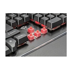 画像ギャラリー No.003のサムネイル画像 / セミメカニカルキースイッチ採用を謳うTrust Gaming製のゲーマー向けキーボードが発売。ストリーマー向けマイクも