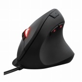 画像ギャラリー No.004のサムネイル画像 / 「縦型」形状採用で左右メインボタンは斜めから押下。Trust Gamingのユニークなゲーマー向けマウスが国内発売