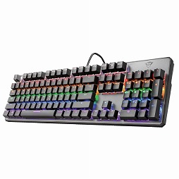画像ギャラリー No.003のサムネイル画像 / 9000円以下で買えるTrust Gaming製メカニカルフルキーボードが発売に。独自のメカニカルキースイッチを採用
